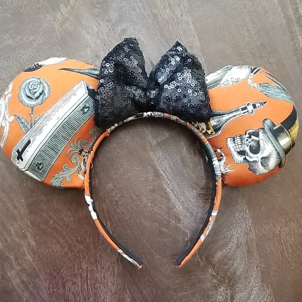 Halloween Minnie Mouse Ears Headband